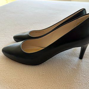New in-box Cole Haan classic black pumps, 11B, 3" stiletto heel. NWT